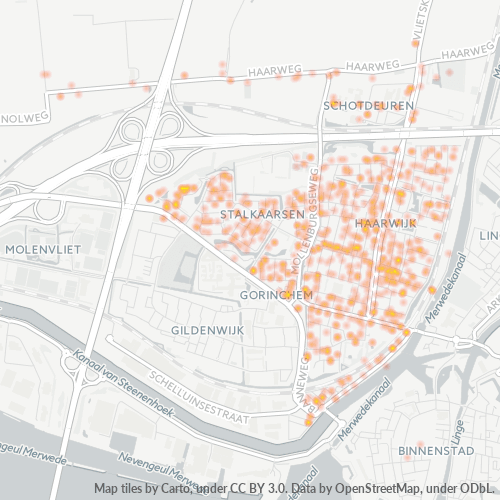 Dami ng Negosyo sa Postal Code 4205 - Gorinchem, Provincie Zuid-Holland