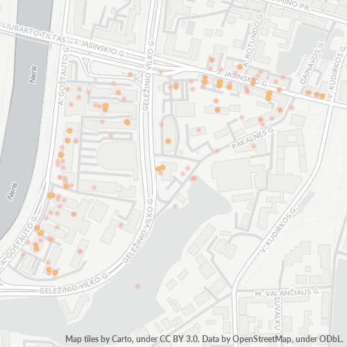 Bedrijfsconcentratie in Postcode 01112 - Vilnius, Vilnius (district)
