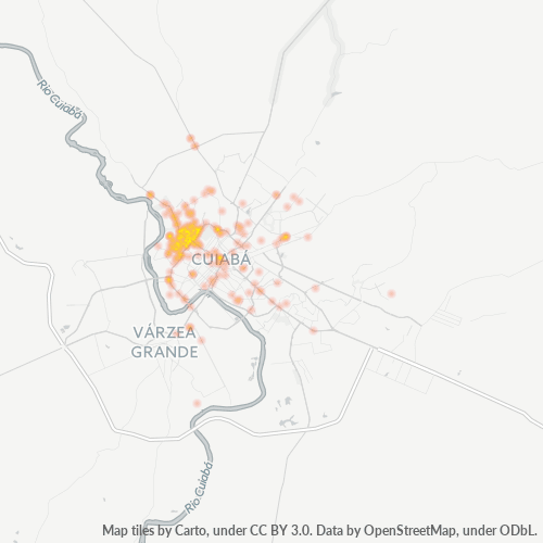Dami ng Negosyo sa Postal Code 78040-000 - Cuiabá, Mato Grosso