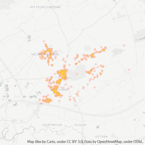 Business Concentration in Postal Code 26835 - Hesel, Lower Saxony