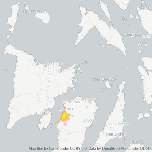 Business Concentration in Zip Code 6100 - Bacolod, Western Visayas