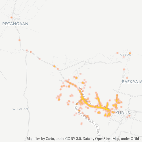 Dami ng Negosyo sa Postal Code 59332 - Kudus, Provinsi Jawa Tengah