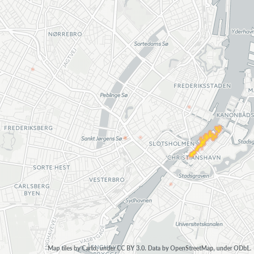 Dami ng Negosyo sa Postal Code 1401 - Copenhague, Region Hovedstaden
