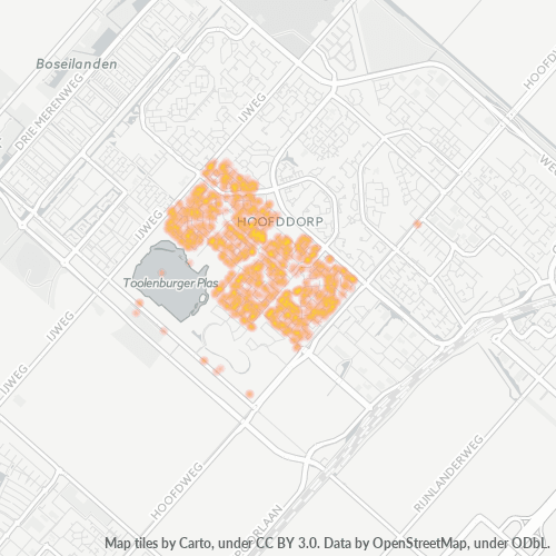 Dami ng Negosyo sa Postal Code 2135 - Hoofddorp, Provincie Noord-Holland