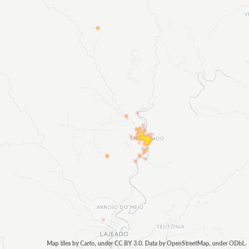 Dami ng Negosyo sa Postal Code 95960-000 - Encantado, Rio Grande do Sul
