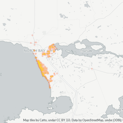 Dami ng Negosyo sa Postal Code P1A - North Bay, Ontario