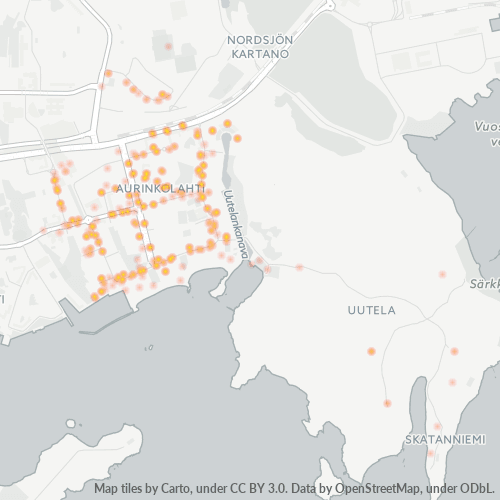 Dami ng Negosyo sa Postal Code 00990 - Vallila, Uusimaa