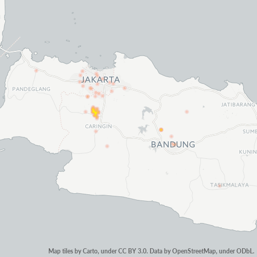 Dami ng Negosyo sa Postal Code 16161 - Bogor, Kanlurang Java