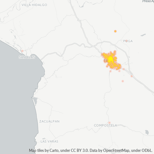 Dami ng Negosyo sa Postal Code 63000 - Tepic, Nayarit