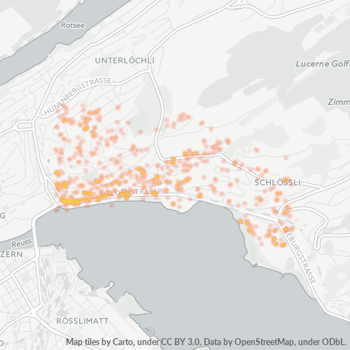 Dami ng Negosyo sa Postal Code 6006 - Luzern, Kanton Luzern