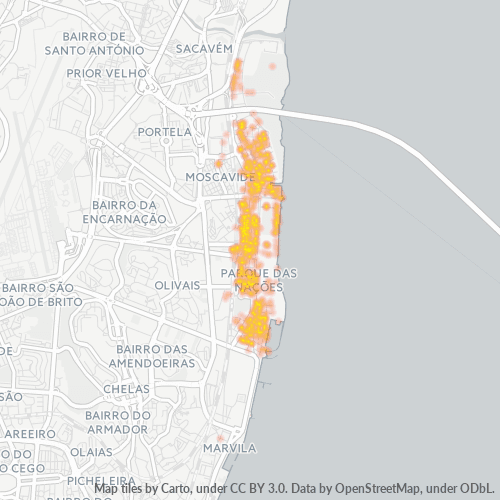 Dami ng Negosyo sa Postal Code 1990 - Lisboa, Distrito de Lisboa