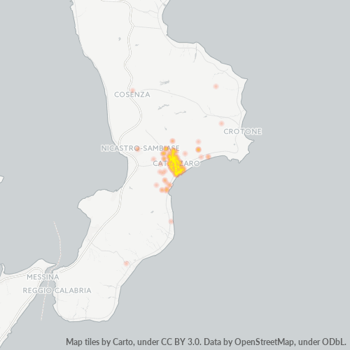 Dami ng Negosyo sa Postal Code 88100 - Sant'Elia, Calabria