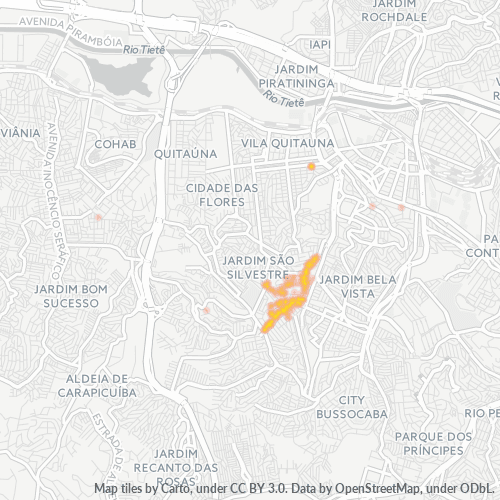 Dami ng Negosyo sa Postal Code 06126-000 - Osasco, São Paulo