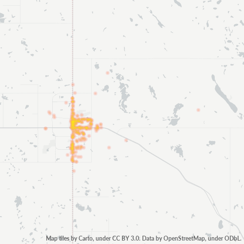 Bedrijfsconcentratie in Postcode S9V - Lloydminster, Saskatchewan