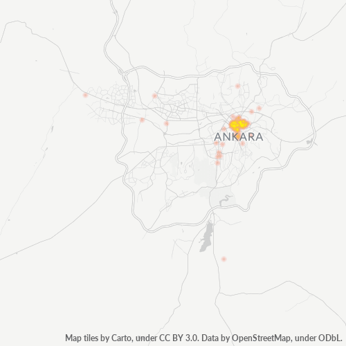 Dami ng Negosyo sa Postal Code 06250 - Altındağ, Lalawigan ng Ankara