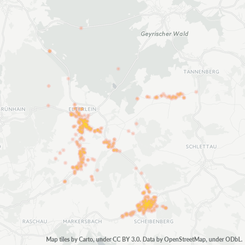 Dami ng Negosyo sa Postal Code 09481 - Scheibenberg, Sahonya