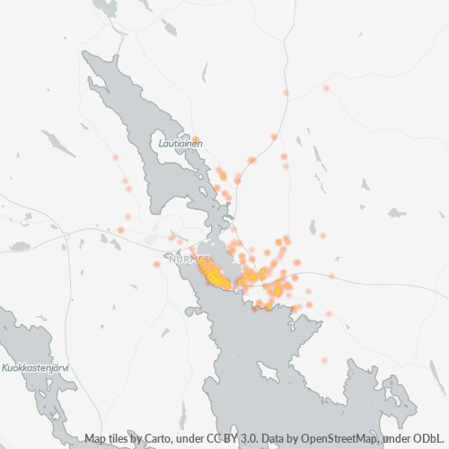 Dami ng Negosyo sa Postal Code 75500 - Nurmes, Pohjois-Karjala