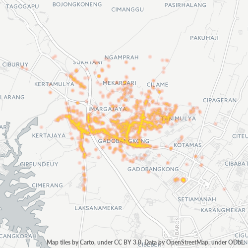 Dami ng Negosyo sa Postal Code 40552 - Bandung, Kanlurang Java