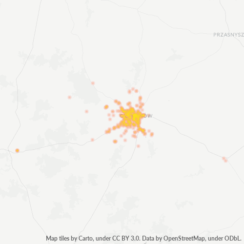 Business Concentration in Postal Code 06-400 - Poland