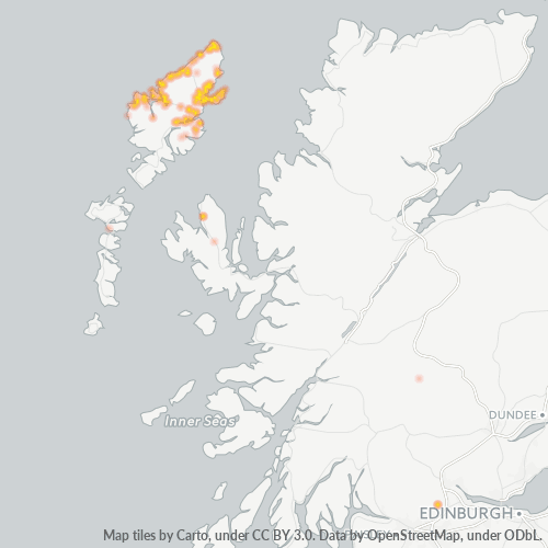 Concentració d'empreses a Codi Postal HS2 - Stornoway, Escòcia