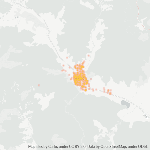 Bedrijfsconcentratie in Postcode 050 01 - Mokrá Lúka, Banská Bystrica (regio)