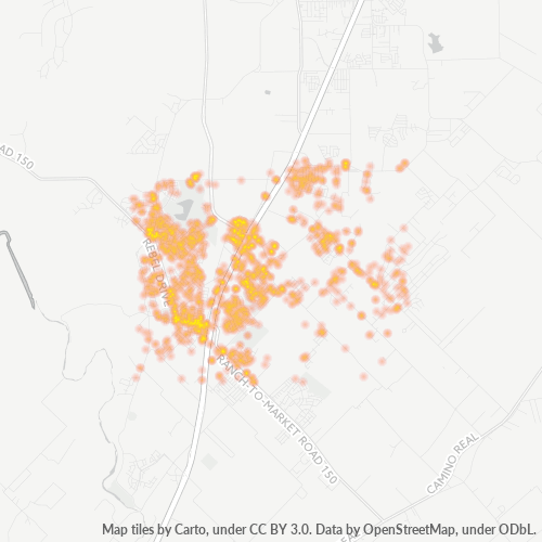 Virksomhedskoncentration i Postnummer 78640 - Kyle, Texas