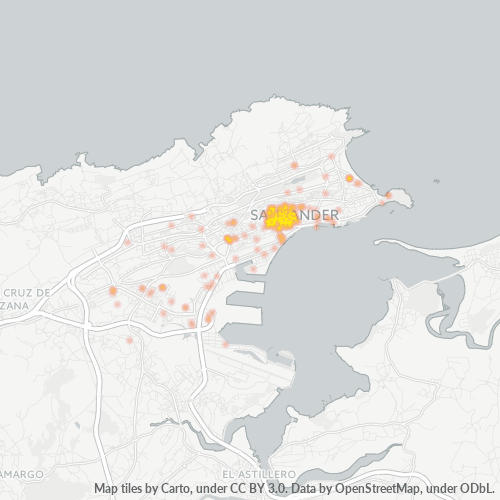 Dami ng Negosyo sa Postal Code 39001 - Santander, Cantabria