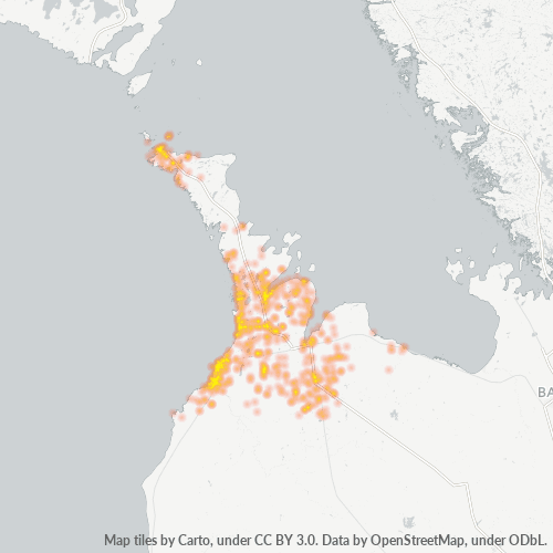 Bedrijfsconcentratie in Postcode N0H - Ontario