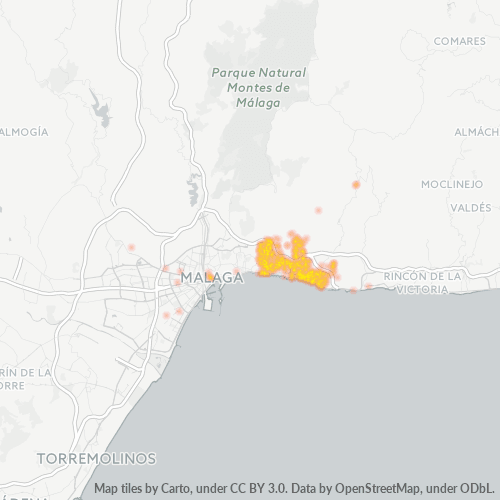 Concentration d'activités en/à/au/aux Code Postal 29018 - Malaga, Andalousie