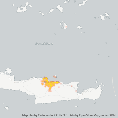 Dami ng Negosyo sa Postal Code 715 00 - Creta