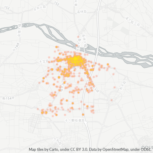 Business Concentration in Postal Code 648 - Taiwan