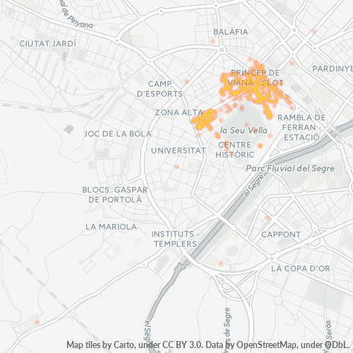 Dami ng Negosyo sa Postal Code 25004 - Lleida, Katalunya