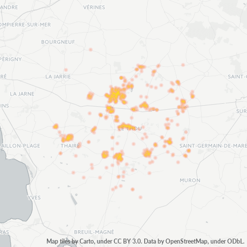 Dami ng Negosyo sa Postal Code 17290 - Aigrefeuille-d’Aunis, Poitou-Charentes
