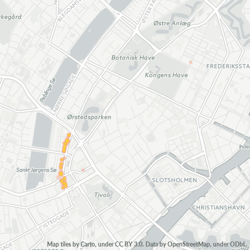 Dami ng Negosyo sa Postal Code 1606 - Copenhague, Region Hovedstaden