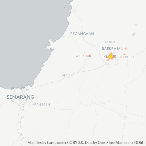Dami ng Negosyo sa Postal Code 59312 - Kudus, Provinsi Jawa Tengah