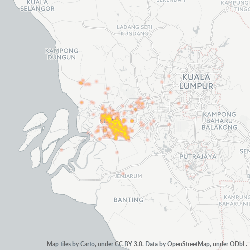 Dami ng Negosyo sa Postal Code 41000 - Klang, Selangor