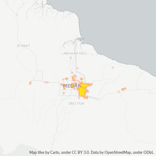 Dami ng Negosyo sa Postal Code 20226 - Medan, Sumatera Utara