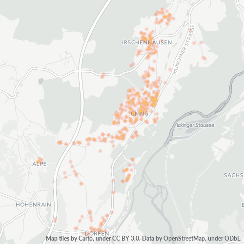Business Concentration in Postal Code 82057 - Icking, Bavaria