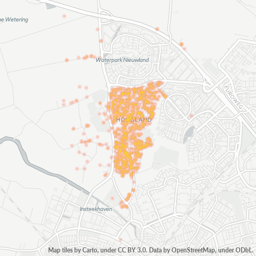 Dami ng Negosyo sa Postal Code 3828 - Hoogland, Provincie Utrecht