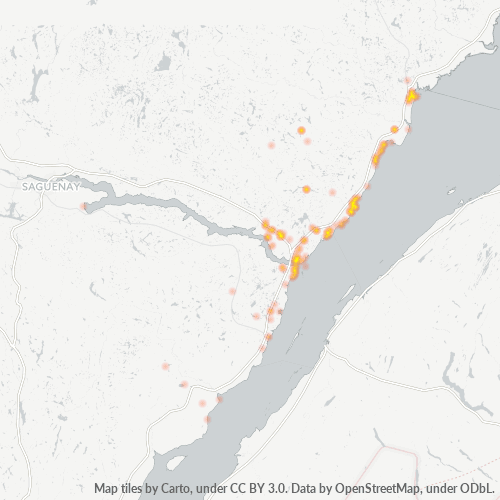 Dami ng Negosyo sa Postal Code G0T - Québec