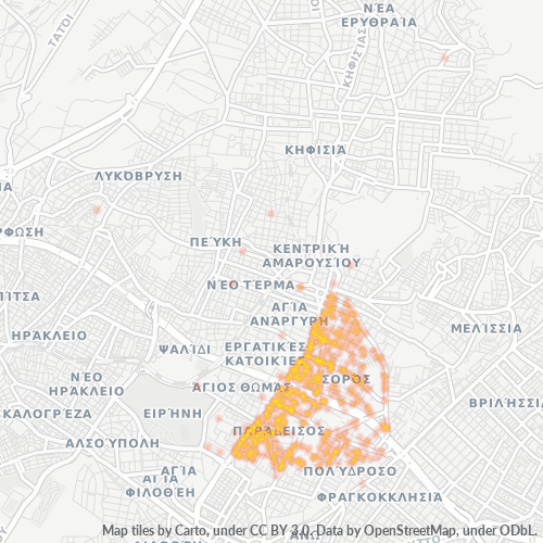 Dami ng Negosyo sa Postal Code 151 25 - Maroúsi, Attica