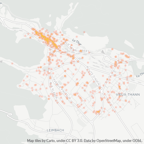 Dami ng Negosyo sa Postal Code 68800 - Rammersmatt, Alsace