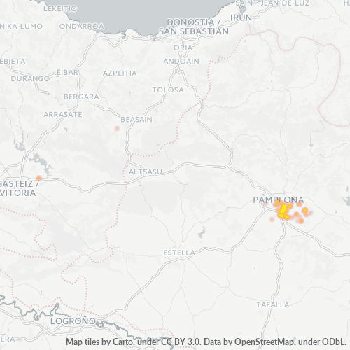 Bedrijfsconcentratie in Postcode 31192 - Mutilva Alta, Navarra (regio)