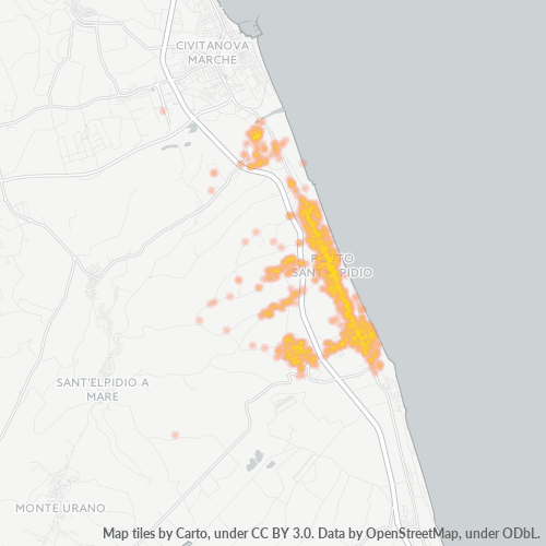 Dami ng Negosyo sa Postal Code 63821 - Italya