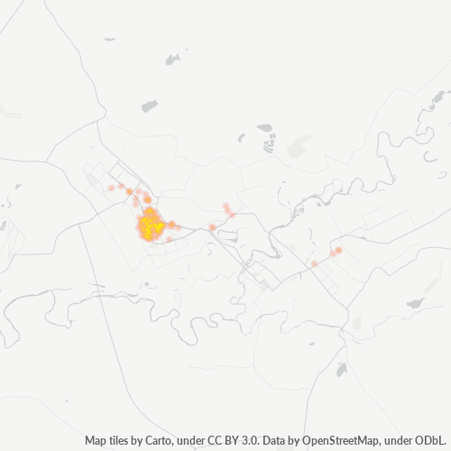 Ettevõttete kontsentratsioon asukohas Postiindeksi 462419 - Orsk, Orenburgi oblast