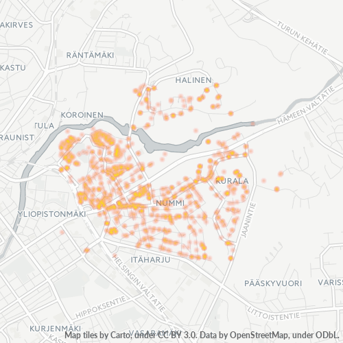Dami ng Negosyo sa Postal Code 20540 - Nummi, Varsinais-Suomi