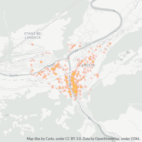 Dami ng Negosyo sa Postal Code 6500 - Fliess, Tyrol (estado)