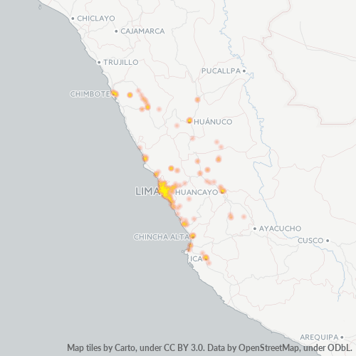 Dami ng Negosyo sa Postal Code 17251 - Iberia, Madre de Dios
