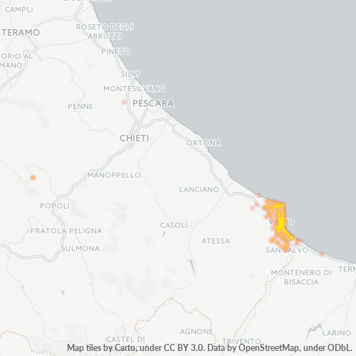 Dami ng Negosyo sa Postal Code 66054 - Vasto, Abruzzo