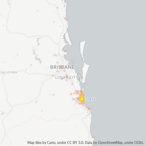 Dami ng Negosyo sa Postal Code 4217 - Bundall, Queensland